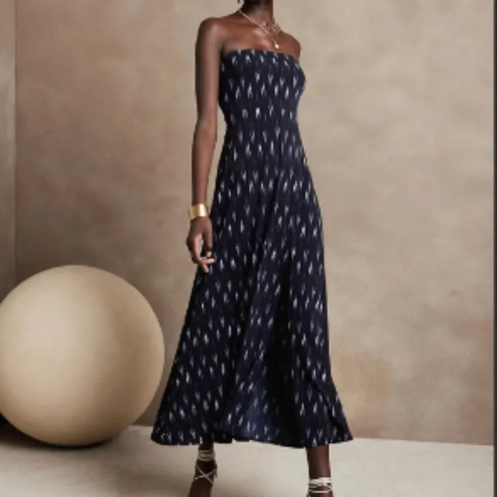 New, Tube Maxi Dress; S Tall - Picture 1 of 5